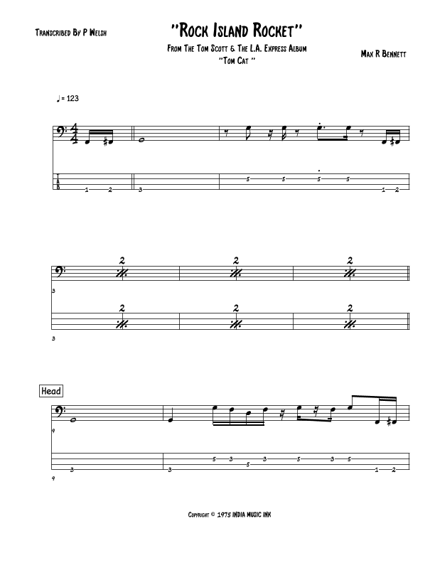 Rock Island Rocket (arr. P Welsh)