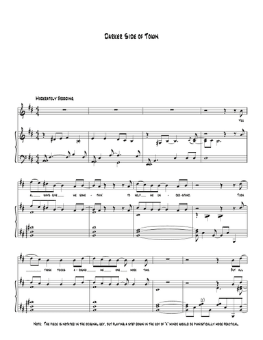 Darker Side Of Town (arr. Biegler)