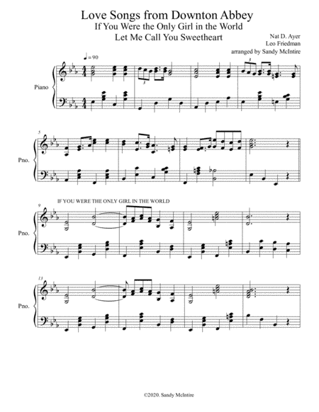 Love Songs from Downton Abbey (arr. Sandy McIntire)