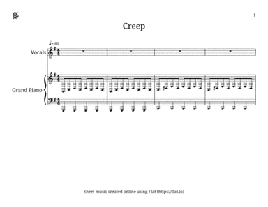 Creep (arr. Aliese Watts)