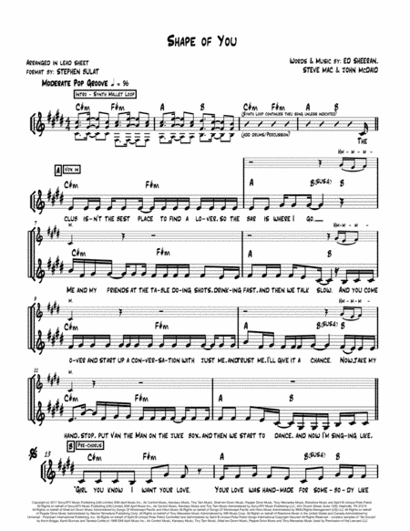 Shape Of You (arr. Stephen Bulat)