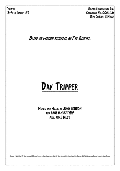 Day Tripper (arr. Mike West)