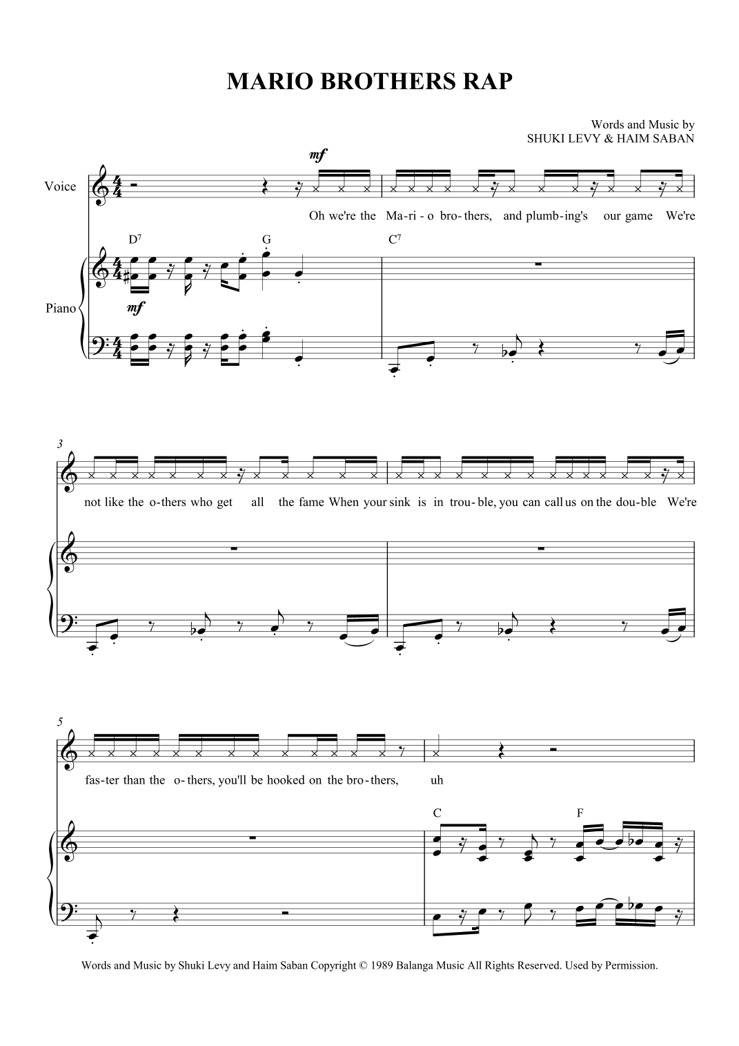 Mario Rap (arr. SCMusic)