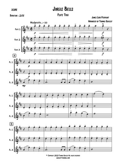 Jingle Bells (arr. Thomas Quigley)