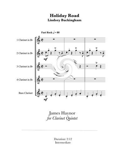 Holiday Road (arr. James Haynor)
