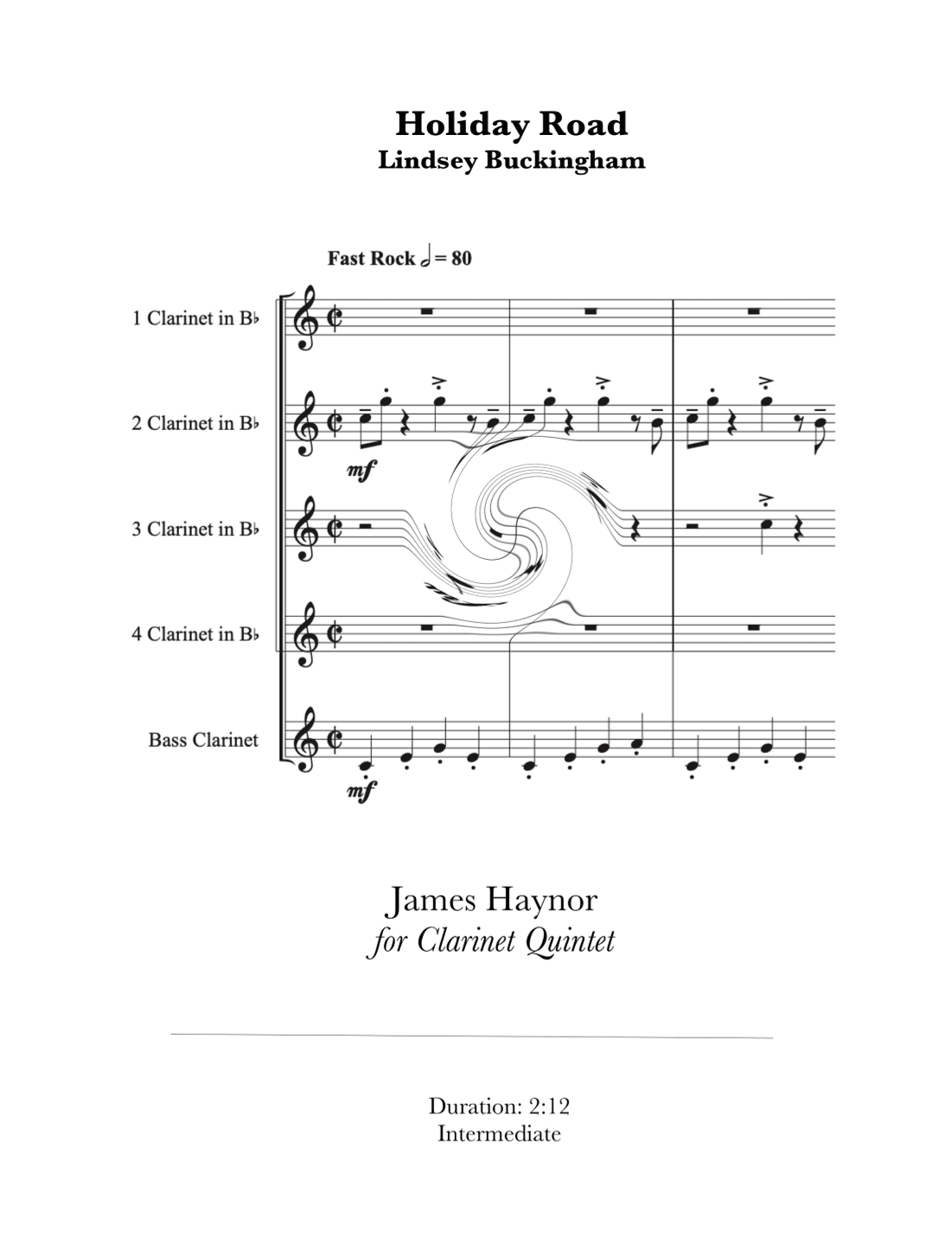 Holiday Road (arr. James Haynor)
