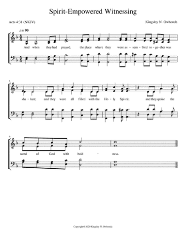 Spirit Empowered Witnessing