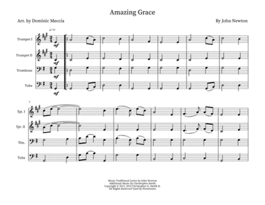 Amazing Grace (arr. Dominic Meccia)