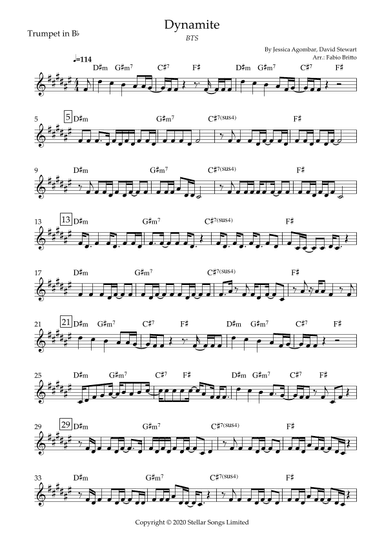 Dynamite (arr. Fabio Britto)