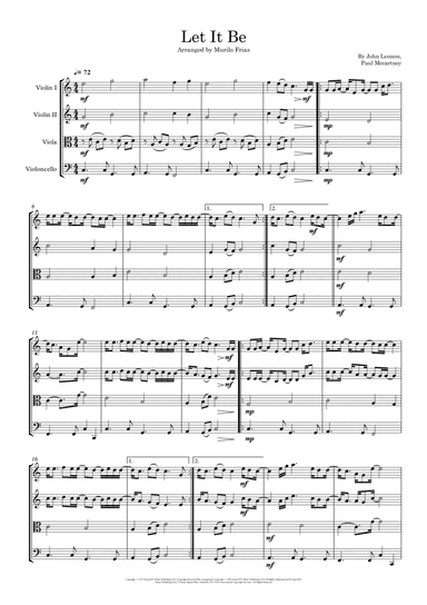 Let It Be (arr. Murilo Frias)