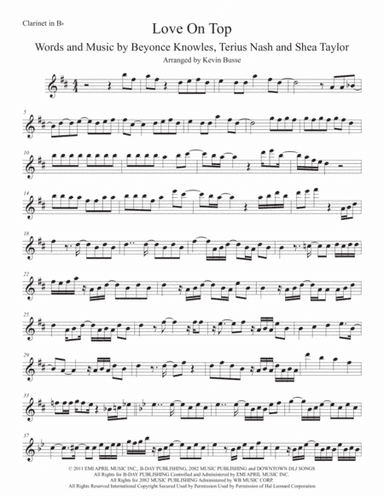 Love On Top (arr. Kevin Busse)