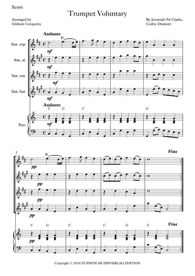 Trumpet Voluntary (arr. Gildson Cerqueira)