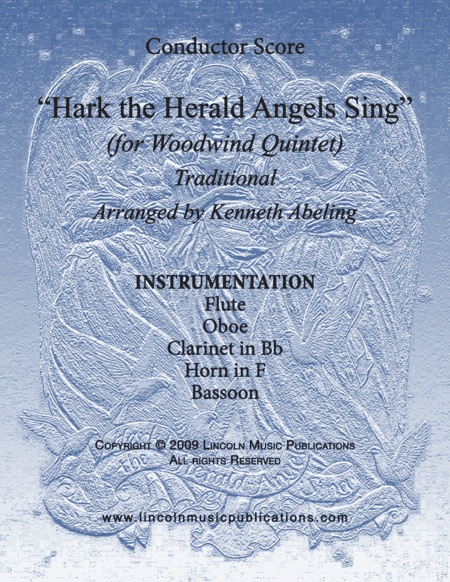 Hark The Herald Angels Sing (for Woodwind Quintet) (arr. Kenneth Abeling)