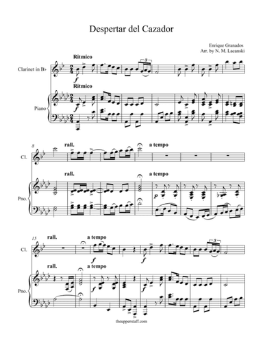 Despertar del Cazador (arr. Nick Lacanski)
