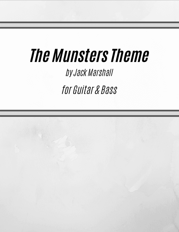 The Munsters Theme (arr. Kenneth Pasciak)