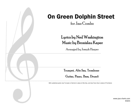 On Green Dolphin Street (arr. Joseph Hasper)