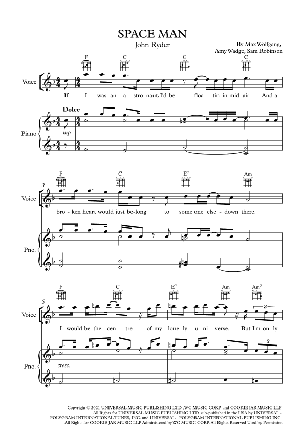 Space Man (arr. Merlin Sisko)