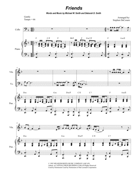 Friends (arr. Stephen DeCesare)
