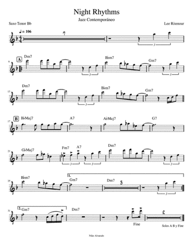 Night Rhythms (arr. Nike Alvarado)