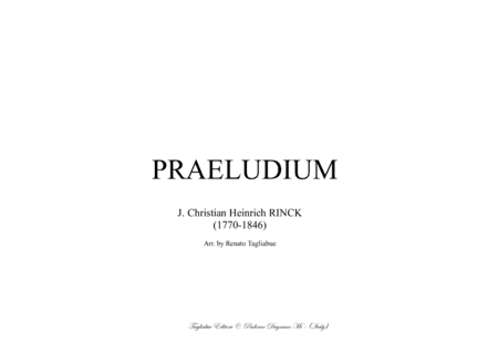 PRAELUDIUM in C Major - J.C.H. Rinck - For Org. 2 staff (arr. Renato Tagliabue)