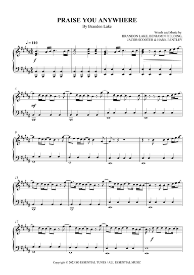 Praise You Anywhere (arr. SCMusic)