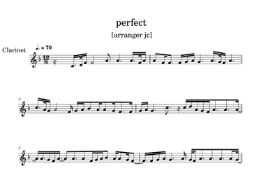 Perfect (arr. julio cesar)