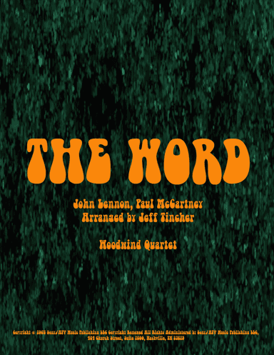 The Word (arr. Jeff Tincher)
