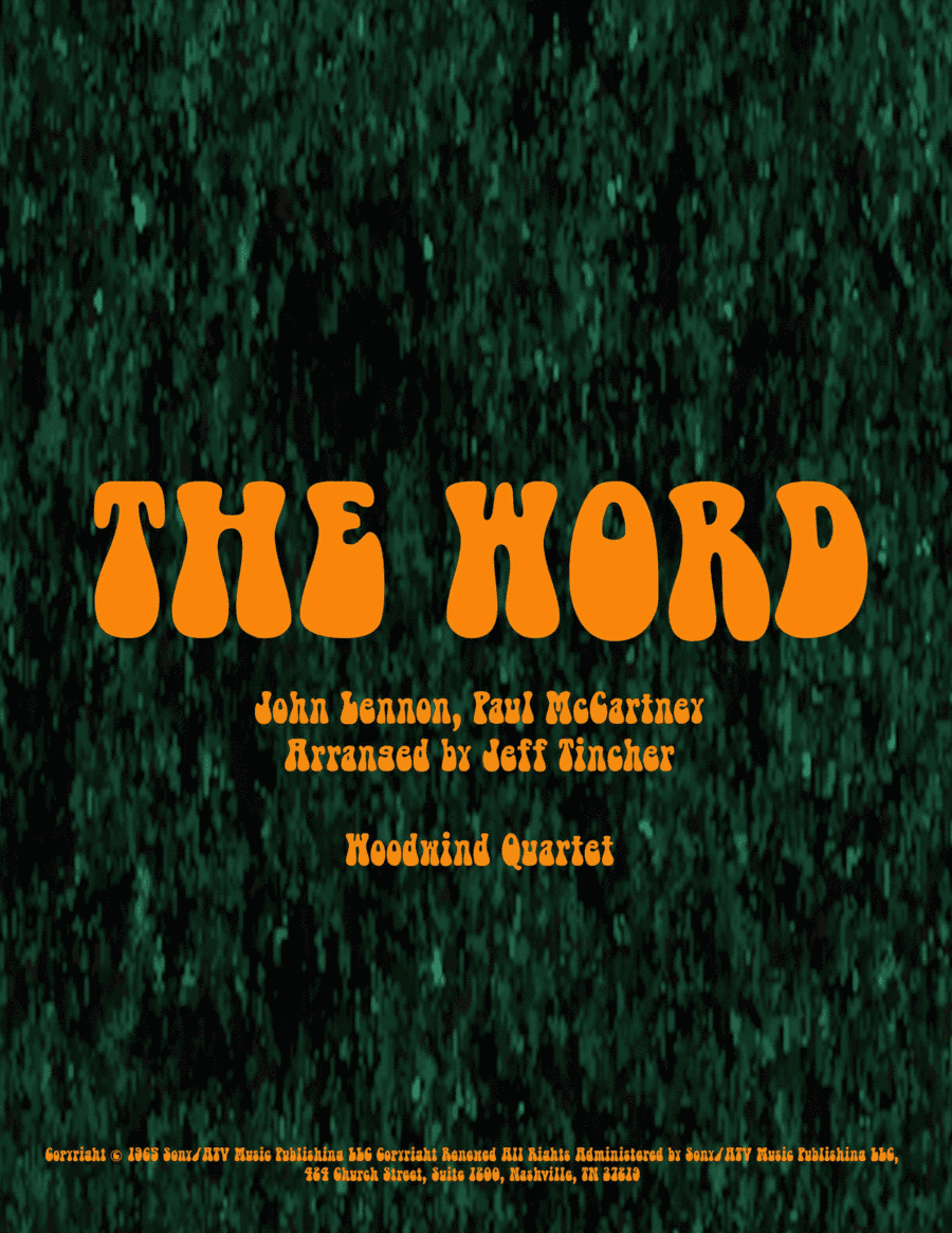 The Word (arr. Jeff Tincher)