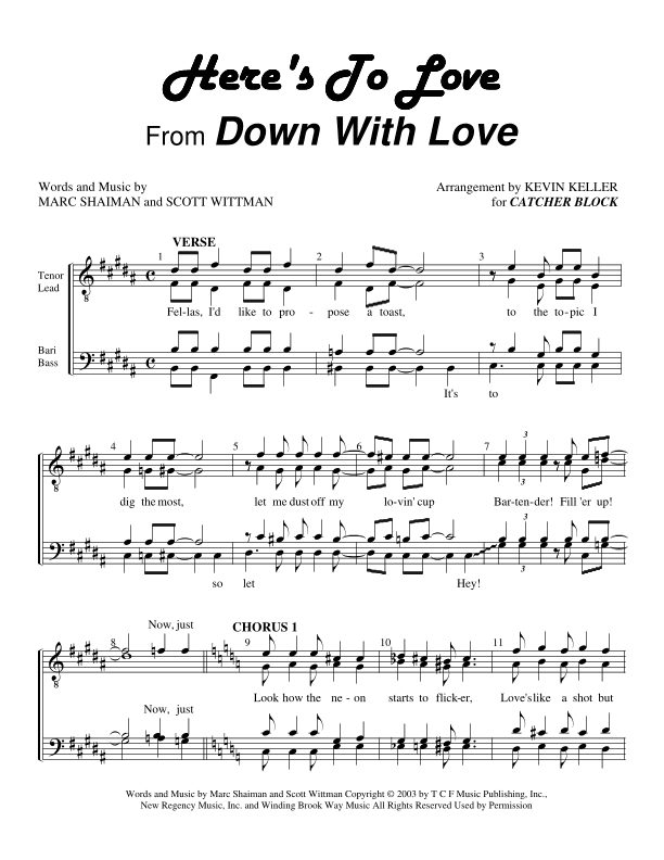 Here's To Love (arr. Kevin Keller)