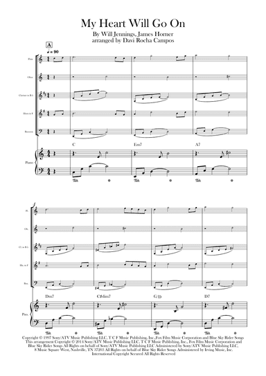 My Heart Will Go On (love Theme From 'titanic') (arr. Davi Rocha Campos)