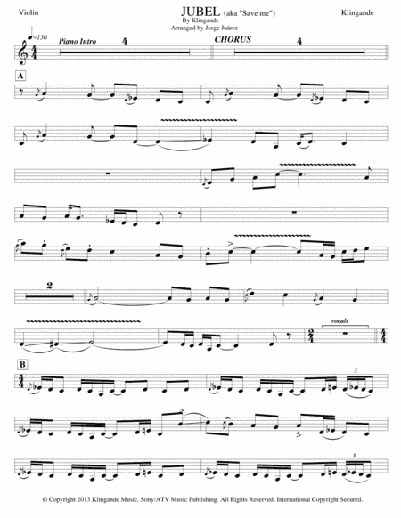 Jubel (arr. Jorge Juárez)