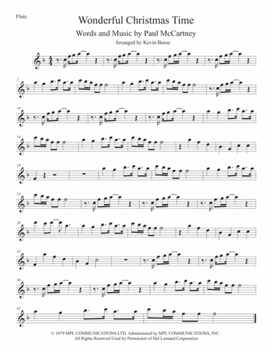 Wonderful Christmastime (arr. Kevin Busse)