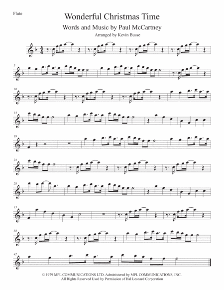 Wonderful Christmastime (arr. Kevin Busse)