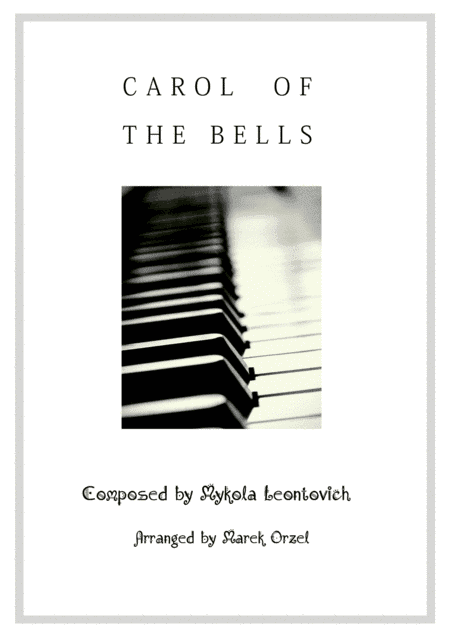 Carol of the bells_easy piano (arr. Marek Orzel)