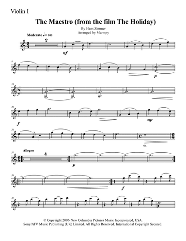 Maestro (arr. Marmpy)