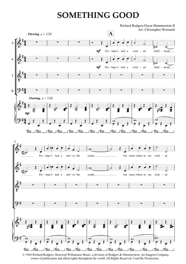 Something Good (arr. Christopher Wormald)