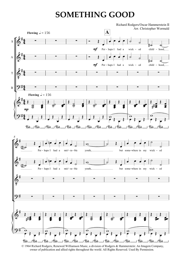 Something Good (arr. Christopher Wormald)