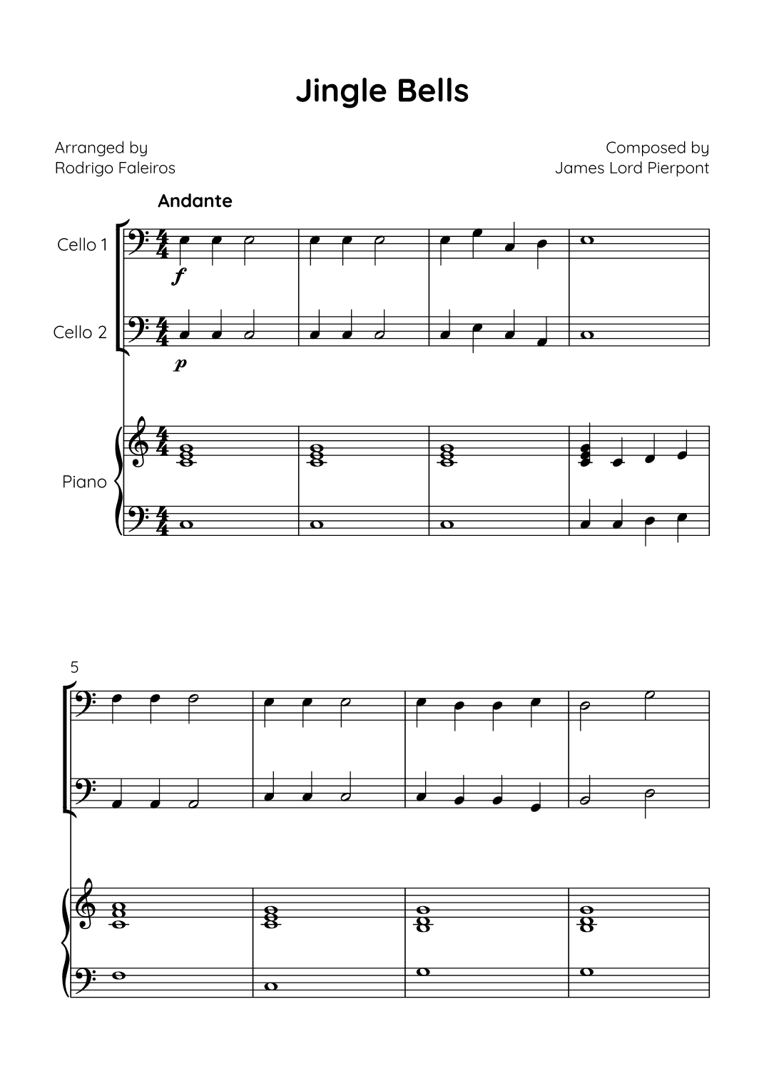 Jingle Bells (arr. Rodrigo Faleiros)