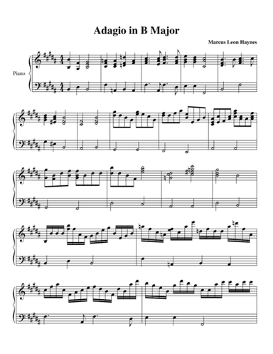 Adagio in B Major