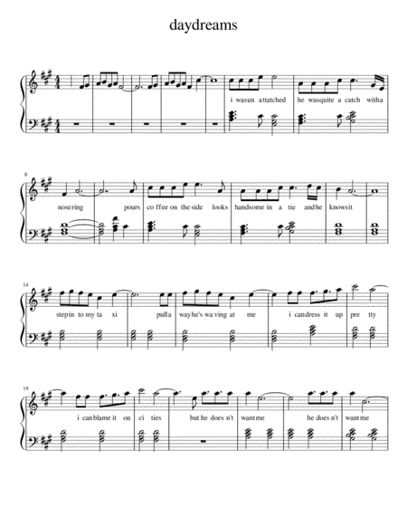 Daydreams (arr. Munya Enany)