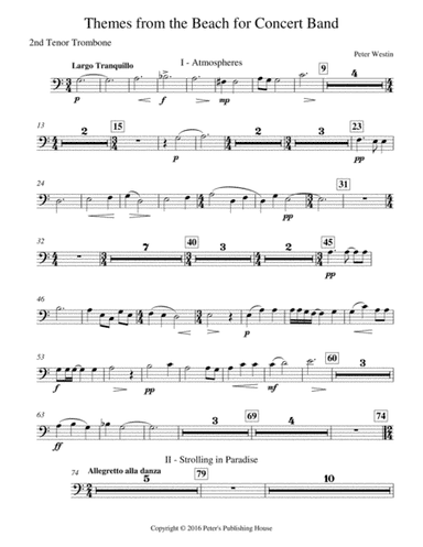 Themes from the Beach 2nd Tenor Trombone