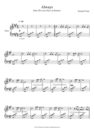 Always (from The Last Days of Summer)