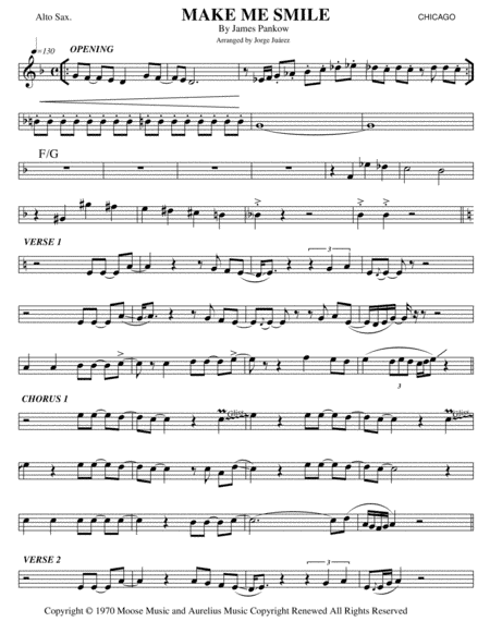 Make Me Smile (arr. Jorge Juárez)