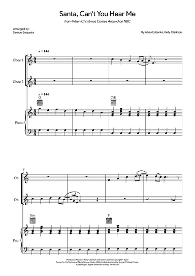 Santa Can't You Hear Me (arr. Samuel Sequeira)