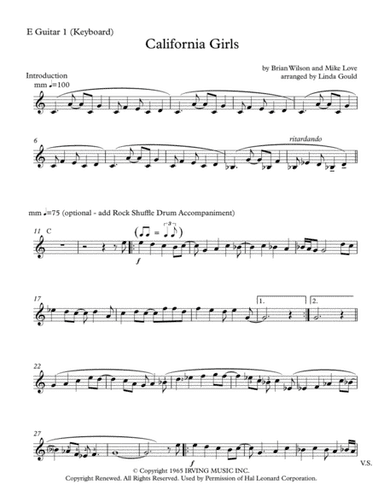 California Girls (arr. Linda Gould)