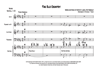 (the Old Man From) The Old Country (arr. Michael T. Geib)