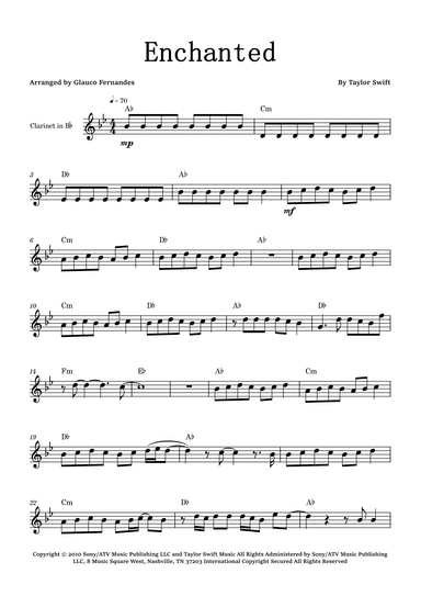 Enchanted (arr. Glauco Fernandes)