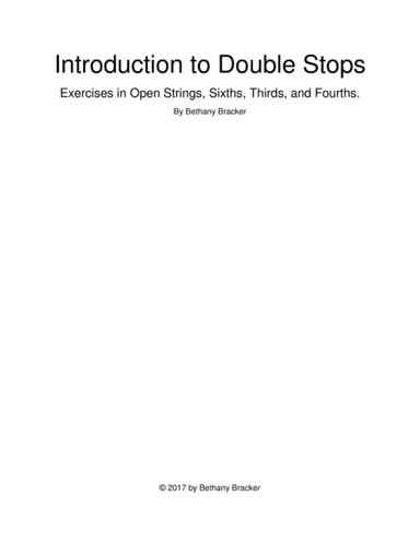 Introduction to Double Stops