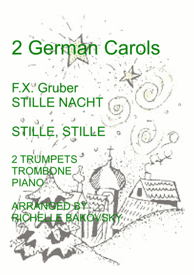 2 German Carols  (Silent Night and Still, Still)  for 3 Winds in C or B-flat and Piano (arr. Pavel and Richelle Bakovsky)