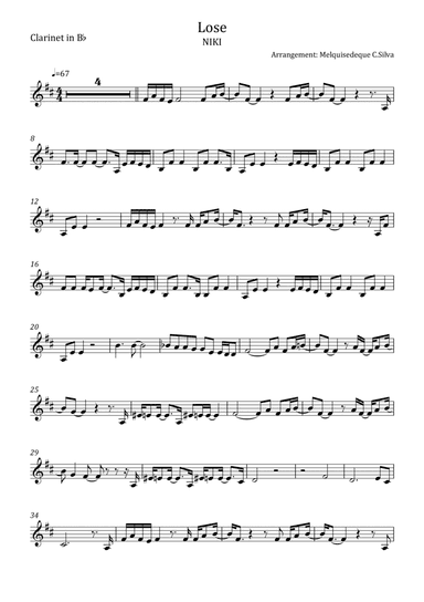 Lose (arr. Melquisedeque C.Silva)